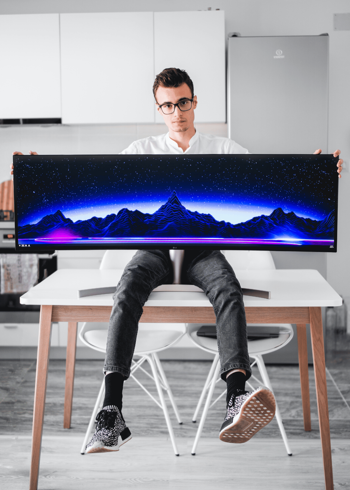 Super Ultra-Wide Gaming Monitor